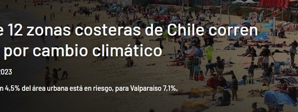 Sonar FM  | CIGIDEN advierte que 12 zonas costeras de Chile corren riesgo de inundación por cambio climático