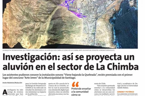 La Estrella de Antofagasta | Investigación: así se proyecta un aluvión en el sector de La Chimba