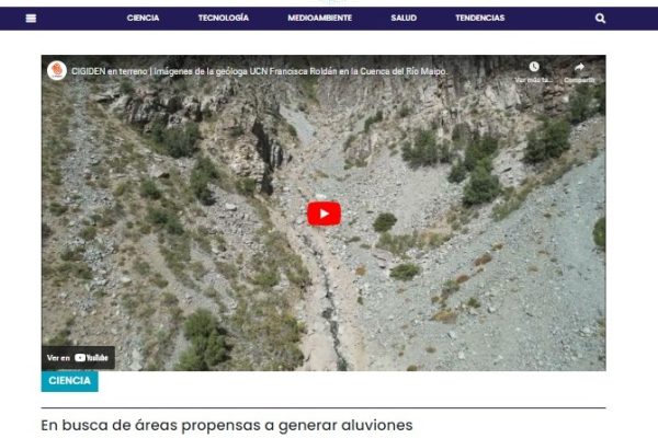 Cooperativa Ciencias | En busca de áreas propensas a generar aluviones