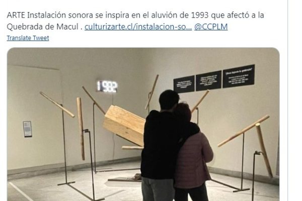 Culturizarte | Instalación sonora se inspira en el aluvión de 1993 que afectó a la Quebrada de Macul (2023)