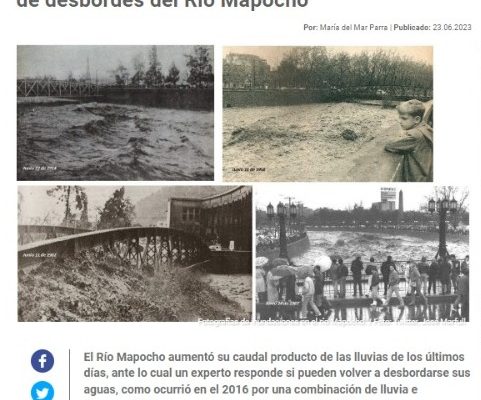 El Desconcierto | ¿Puede volver a ocurrir? Recuerdan el historial de desbordes del Río Mapocho
