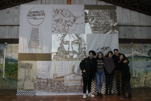 CIGIDEN entrega lienzo conmemorativo a 30 años del aluvión de 1993 en la Quebrada de Macul