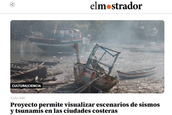El Mostrador | Proyecto permite visualizar escenarios de sismos y tsunamis en las ciudades costeras