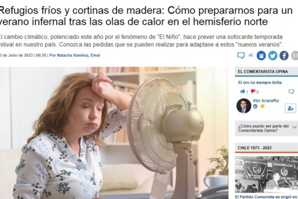 Emol | Refugios fríos y cortinas de madera: Cómo prepararnos para un verano infernal tras las olas de calor en el hemisferio norte