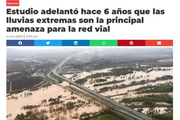 G5 Noticias | Estudio adelantó hace 6 años que las lluvias extremas son la principal amenaza para la red vial