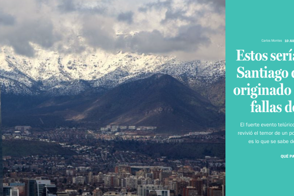 Qué Pasa LT | Estos serían los efectos en Santiago de un terremoto originado en desconocidas fallas de la cordillera