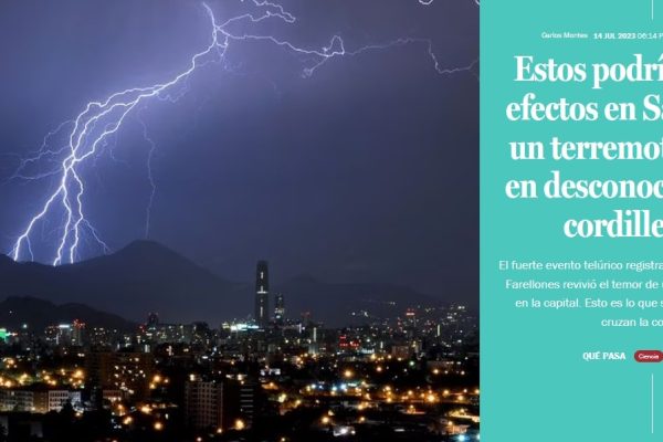 Qué Pasa LT | Estos podrían ser los efectos en Santiago de un terremoto surgido en desconocidas fallas cordilleranas