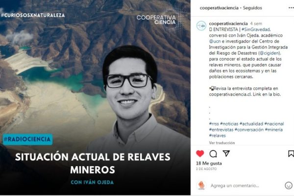 Cooperativa Ciencias | Estado actual de los relaves mineros