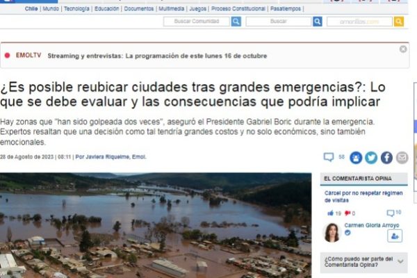 EMOL | ¿Es posible reubicar ciudades tras grandes emergencias?: Lo que se debe evaluar y las consecuencias que podría implicar