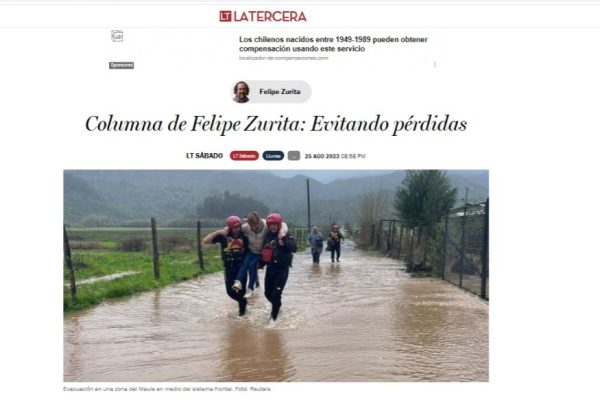 La Tercera | Columna de Felipe Zurita: Evitando pérdidas