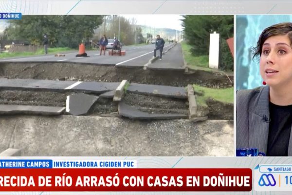 Mucho Gusto | Investigadora CIGIDEN participó de panel para hablar sobre Gestión del Riesgo