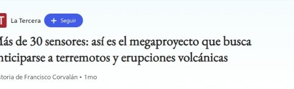 MSN | Más de 30 sensores: así es el megaproyecto que busca anticiparse a terremotos y erupciones volcánicas
