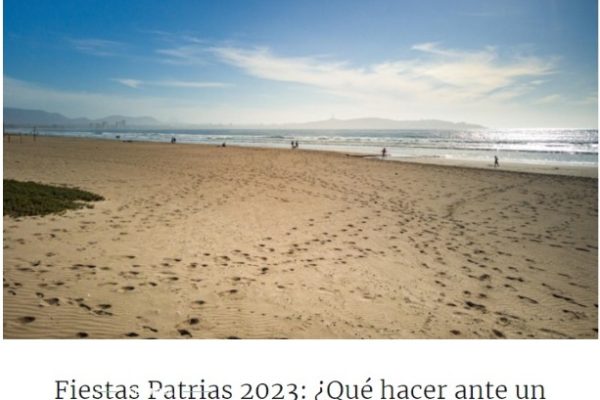La Voz en Línea | Fiestas Patrias 2023: ¿Qué hacer ante un eventual desastre socionatural?
