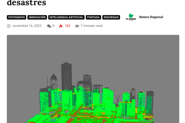 El Diario De Santiago | Expertos chilenos impulsan el uso de datos LIDAR para investigar el riesgo de desastres