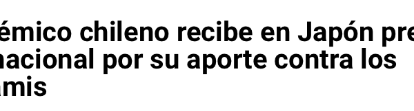 El Zorro Nortino | Académico chileno recibe en Japón premio internacional por su aporte contra los tsunamis