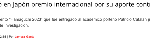 Soy Chile | Cigiden recibió en Japón premio internacional por su aporte contra los tsunamis