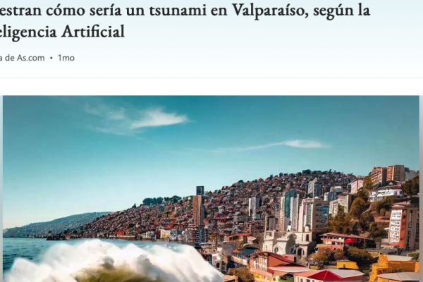 MSN | Muestran cómo sería un tsunami en Valparaíso, según la Inteligencia Artificial