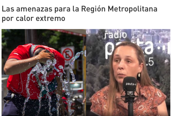 Radio Pauta | Las amenazas para la Región Metropolitana por calor extremo