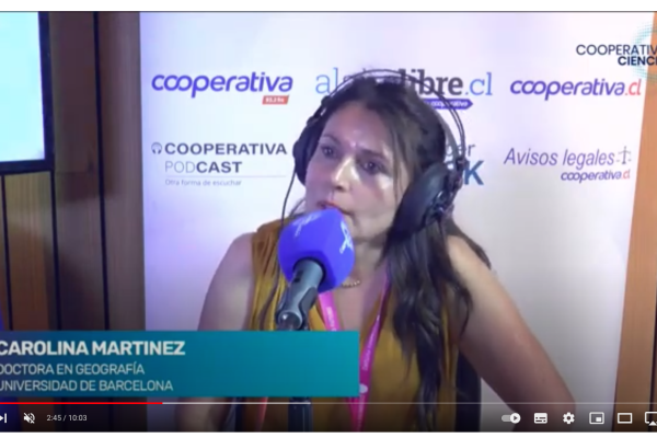 Cooperativa Ciencias | Conversando con Carolina Martínez previo a su charla en Congreso Futuro