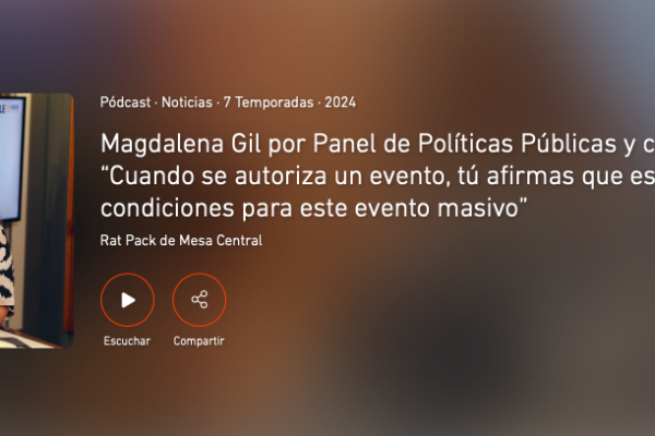Teletrece Radio | Magdalena Gil por Panel de Políticas Públicas y calor extremo: “Cuando se autoriza un evento, tú afirmas que están todas la condiciones para este evento masivo”