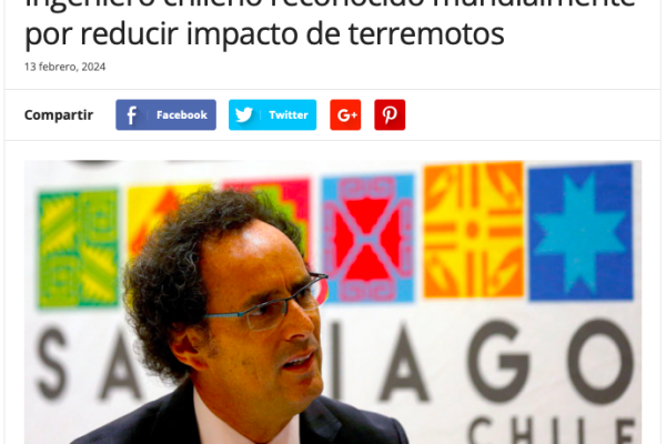 Nuevo Poder | Ingeniero chileno reconocido mundialmente por reducir impacto de terremotos