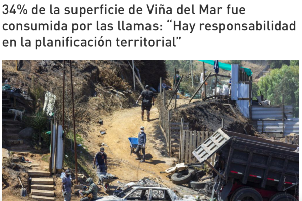 Radio Pauta | 34% de la superficie de Viña del Mar fue consumida por las llamas: “Hay responsabilidad en la planificación territorial”