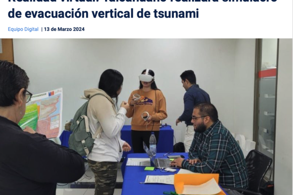 TVU | Realidad virtual: Talcahuano realizará simulacro de evacuación vertical de tsunami