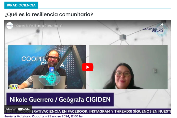 Cooperativa Ciencia | ¿Qué es la resiliencia comunitaria?
