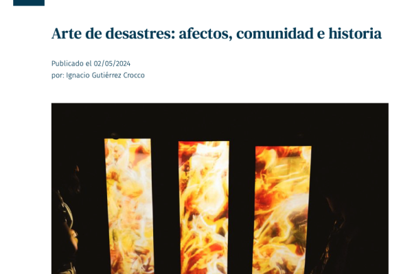 Fundación Mar Adentro | Arte de desastres: afectos, comunidad e historia