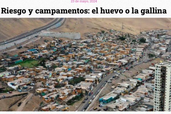 Fundación Piensa | Riesgo y campamentos: el huevo o la gallina