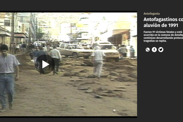 TVN Red Antofagasta | Antofagastinos conmemoraron el aluvión de 1991