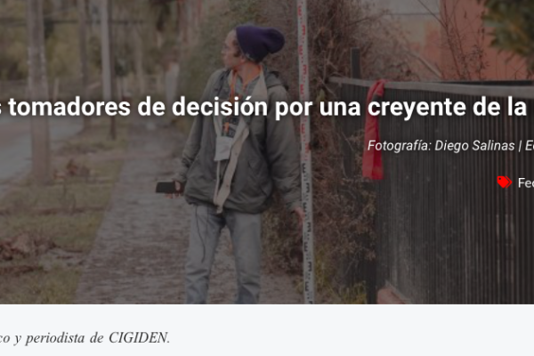 Descentrados | Carta abierta a los tomadores de decisión por una creyente de la ciencia
