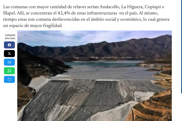 Diario El Día | La importancia de la sociología en el estudio de los relaves mineros