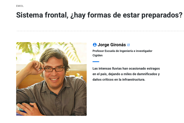 UC.cl | Sistema frontal, ¿hay formas de estar preparados?