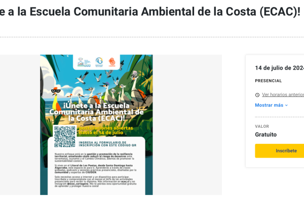 Agenda UC | ¡Únete a la Escuela Comunitaria Ambiental de la Costa (ECAC)!