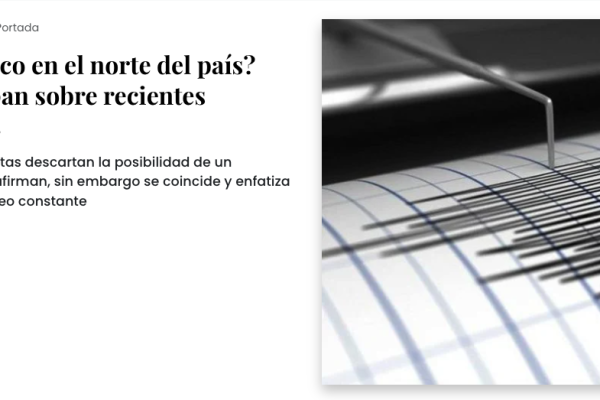El Ciudadano | ¿Enjambre sísmico en el norte del país? Expertos discrepan sobre recientes eventos telúricos