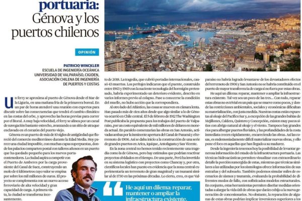 El Mercurio de Valparaíso | Transformación portuaria: Génova y los puertos chilenos