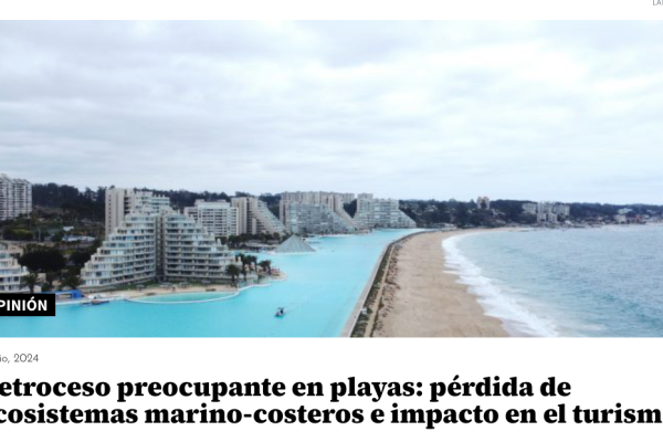 El Mostrador | Retroceso preocupante en playas: pérdida de ecosistemas marino-costeros e impacto en el turismo