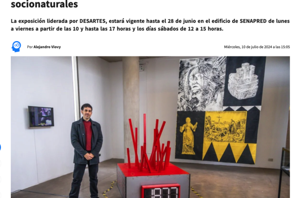 Ilustrado | Post-resiliencia: Una exposición marcada por desastres socionaturales