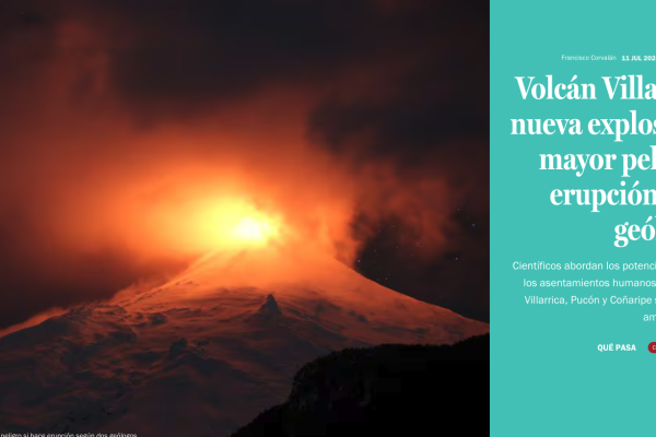 Qué Pasa LT | Volcán Villarrica registra nueva explosión: este es el mayor peligro si hace erupción según dos geólogos