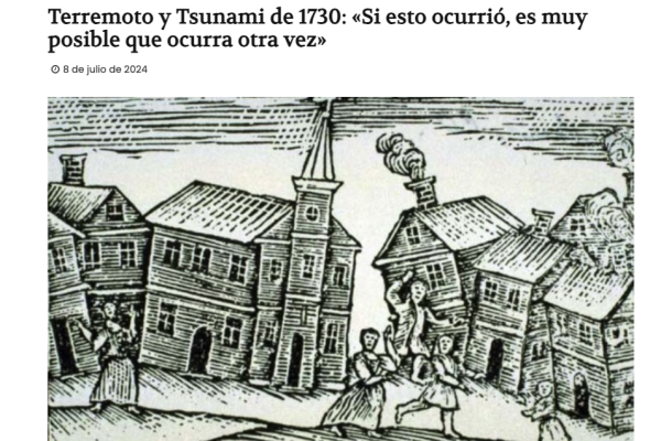 Radio del Mar | Terremoto y Tsunami de 1730: «Si esto ocurrió, es muy posible que ocurra otra vez»