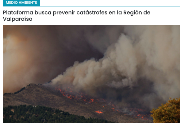 Cooperativa Ciencias | Plataforma busca prevenir catástrofes en la Región de Valparaíso