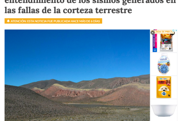 Diario de Puerto Montt | Geólogos chilenos aportan al entendimiento de los sismos generados en las fallas de la corteza terrestre
