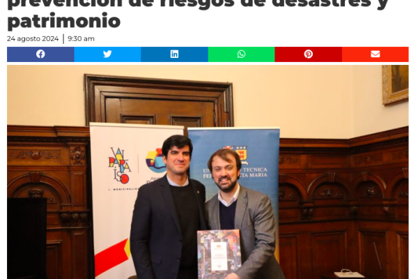 G5 Noticias | USM y Municipalidad de Valparaíso firman convenio con foco en prevención de riesgos de desastres y patrimonio