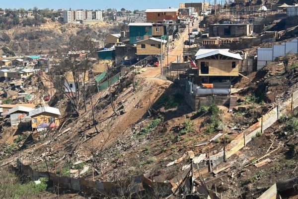 Incendios de febrero aumentan peligro de derrumbes en cerros de Viña del Mar