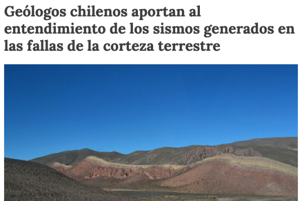 Vertice TV | Geólogos chilenos aportan al entendimiento de los sismos generados en las fallas de la corteza terrestre