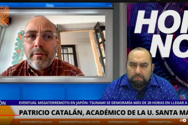 Puranoticia TV | Patricio Catalán explica sobre el Terremoto de Nankai