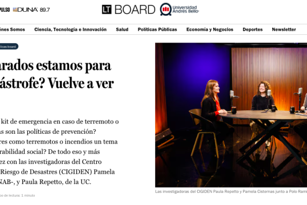 La Tercera | ¿Cuán preparados estamos para una gran catástrofe? Vuelve a ver A BORDO