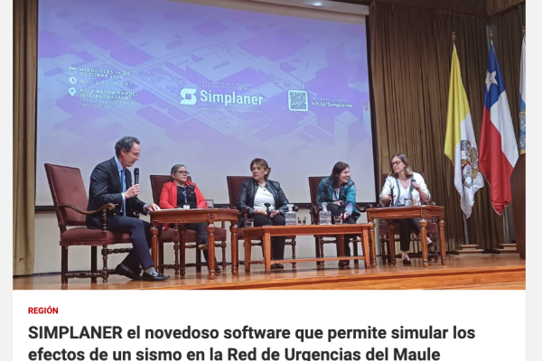 PutuTV | Simplaner el novedoso software que permite simular los efectos de un sismo en la Red de Urgencias del Maule