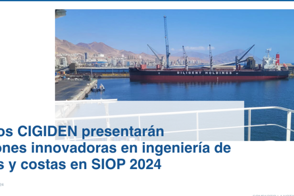UCN | Expertos CIGIDEN presentarán soluciones innovadoras en ingeniería de puertos y costas en SIOP 2024